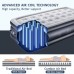 Racdde Twin XL Air Mattress with Built-in Pump, Premium Elevated Inflatable Air Bed for Guest and Camping - Blow Up Double High Air Mattress Quilt Top, 80 x 40 x 18 inches , 2-Year Guarantee 