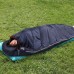 Racdde Cotton Flannel Sleeping Bags for Camping, 41F/5C 3-4 Season Warm and Comfortable, Envelope Blue with 2/3/4lbs Filling (75"x33") 