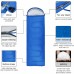 Racdde Envelope Sleeping Bag 3 Season Lightweight Comfort Portable Great for Adults Kids Camping Backpack Hiking with Compression Sack Extreme Temp Rating 44F 