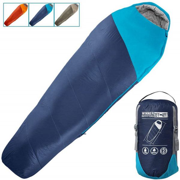 Racdde Mummy Sleeping Bag with Compression Sack, It's Portable and Lightweight for 3-4 Season Camping, Hiking, Traveling, Backpacking and Outdoor 