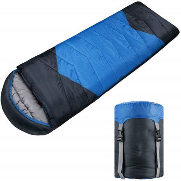 Racdde Sleeping Bag with Compression Sack, Lightweight and Waterproof for Warm & Cold Weather, Comfort for 4 Seasons Camping/Traveling/Hiking/Backpacking, Adults & Kids 