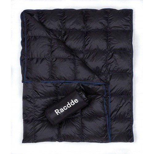 Racdde Down Camping Blanket - Puffy, Packable, Lightweight and Warm | Ideal for Outdoors, Travel, Stadium, Festivals, Beach, Hammock | 650 Fill Power Water-Resistant Backpacking Quilt 