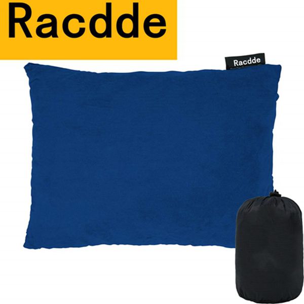 Racdde Camping Pillow Compressible Foam Pillows – Use When Sleeping in Car, Plane Travel, Hammock Bed & Camp – Great for Kids - Compact Small, Medium & Large Size - Portable Bag 