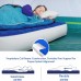 Racdde Never-Leak Luxury Twin Air Mattress with High Speed Wireless Rechargeable Pump Single High Inflatable Blow Up Bed for Home Camping Travel 