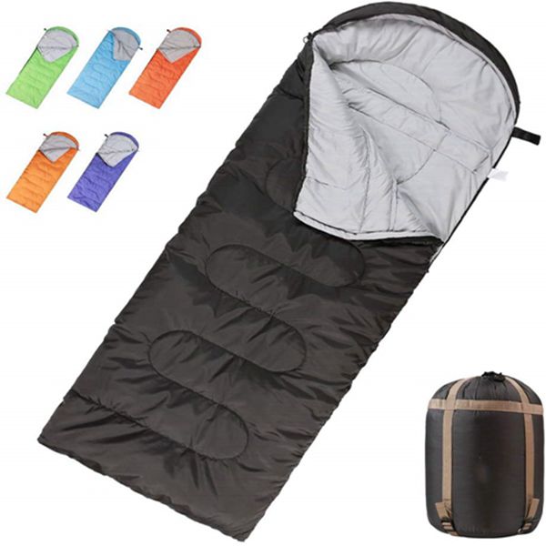 Racdde Camping Sleeping Bag, 3 Season Waterproof Outdoor Hiking Backpacking Sleeping Bag Perfect for Traveling,Lightweight Portable Envelope Sleeping Bags for Adults,Kids,Girls and Boys 