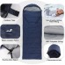 Racdde Sleeping Bag Lightweight & Waterproof for Adults & Kids Cold Weather, 4 Season Rectangular Sleeping Bags Great for Indoor & Outdoor Use Hiking Backpacking Camping Traveling with Compression Sack 