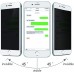 Racdde Privacy Screen Protector for iPhone 8 7 6s 6, Anti Spy 9H Tempered Glass, Edge to Edge Full Cover Screen Protector [Anti-Fingerprint] [Bubble Free] [Full Coverage] (White) 