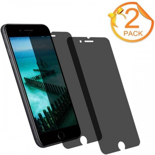 [2-Pack] Racdde iPhone 8Plus 7Plus 6Plus Tempered Glass Privacy Screen Protector [No Bubbles][9H Hardness] Compatible with Apple iPhone 8 Plus and iPhone 7 Plus and iPhone 6 Plus Privacy 