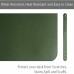 Racdde Office Desk Pad Mouse Mat, 2019 Sewing Ultra Thin Waterproof Desk Blotter Protector, Extended PU Leather Desk Writing Mat for Office/Home (Dark Green/Gray, 31.5" x 15.7") 