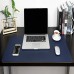 Racdde Multifunctional Office Desk Pad, 31.5" x 15.7" Ultra Thin Waterproof PU Leather Mouse Pad, Dual Use Desk Writing Mat for Office/Home (31.5" x 15.7", Blue) 