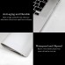 Racdde Multifunctional Office Desk Pad, Ultra Thin Waterproof PU Leather Mouse Pad, Dual Use Desk Writing Mat for Office/Home (31.5" x 15.7", Silver ) 
