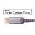 Racdde Nylon Braided Lightning to USB A Cable, MFi Certified iPhone Charger, Dark Grey, 6 Foot 