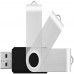 Racdde 20 x 2 GB Swivel USB Flash Drives Wholesale Memory Stick Thumb Drives, Black 