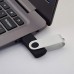 Racdde 20pcs 1GB USB Flash Drives 1G Flash Drives Memory Stick Swivel Thumb Drives, Black 