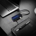Racdde USB 3.0 Hub, Ultra Slim 3-Port USB 3.0 Data Hub with SD/TF Card Reader Ports and LED Indicator, Black 