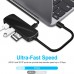  Racdde USB C Hub 6-in-1 USB-C Hub for Laptop with 4K HDMI Adapter, 2 x USB 3.0 Ports, SD/TF Card Reader, PD Charging Port, Portable Type-C USB Converter for MacBook Pro/Air, XPS, ChromeBook etc 