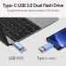 Racdde USB C Flash Drive 32 GB 2 in 1 USB 3.0 + USB Type C Thumb Drive High Speed up to 90 MB/s Dual OTG Thumb Drive USB Stick for Samsung, Huawei, MacBook, Chromebook Pixel etc. 