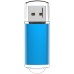 10 Pack Flash Drive 1GB USB 2.0 Thumb Drive Capped Memory Stick by Racdde, Blue 
