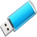 10 Pack Flash Drive 1GB USB 2.0 Thumb Drive Capped Memory Stick by Racdde, Blue 