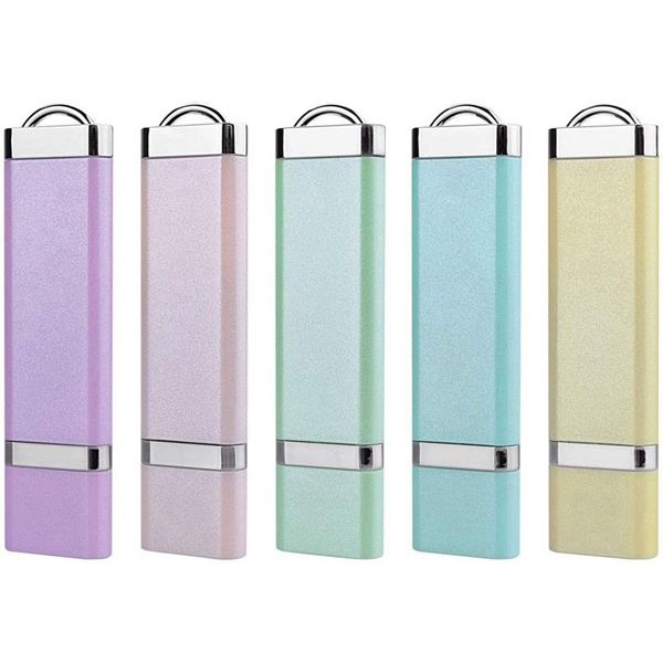 Racdde 5 X 2GB Enamel USB 2.0 Flash Drive Thumb Drives Memory Stick - 5 Colors (Blue, Green, Pink, Purple, Yellow,) 