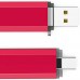 Racdde Dual Flash Drive 64GB USB-C/Type-C/USB3.1 + USB 3.0 OTG Jump Drive for USB C Smartphones, Samsung Galaxy S9, Note9, S8, S8 Plus, LG G6, Google Pixel XL, Tablets and New MacBook, Red 