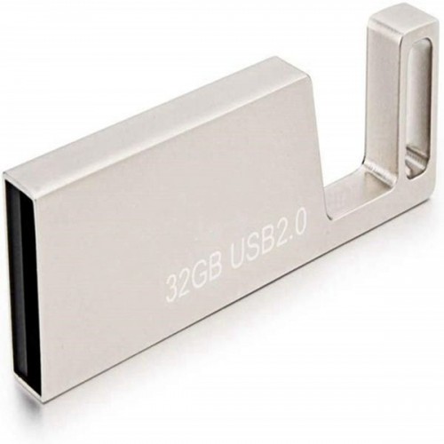 Racdde 32GB USB Flash Drive Waterproof Metal Memory Stick Cell Phone Stand Design Thumb Drive, Silver 