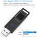 Racdde Fingerprint Encrypted 64 GB Flash Drive USB 3.0 Memory Stick, Black 