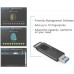 Racdde 32GB Fingerprint Encrypted Flash Drive USB3.0 Thumb Drive Dual Storage Security,Black 