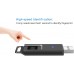 Racdde 32GB Fingerprint Encrypted Flash Drive USB3.0 Thumb Drive Dual Storage Security,Black 