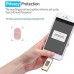 Racdde USB Flash Drive 128G, USB Memory Stick 128GB Jump Drive Thumb Drive 3.0 Flash Drive Compatible for iPhone/iPad/PC/Android Password/Touch ID Protected Flash Drive for iOS/iPhone (128G Gold) 