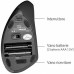 Racdde 2.4G Wireless Vertical Ergonomic Optical Mouse, 800 / 1200 /1600 DPI, 5 Buttons for Laptop, Desktop, PC, Macbook - Black 