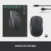 Racdde MX Anywhere 2S Wireless Mouse – Use On Any Surface, Hyper-Fast Scrolling, Rechargeable, Control up to 3 Apple Mac and Windows Computers and laptops (Bluetooth or USB), Graphite 