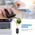 Racdde Computer Mouse 2 Pack, 2019 Upgraded USB Mouse Optical Wired Mouse with 25% Higher Effeciency for Office Work, Compatible with Computer Laptop, PC, Desktop, Windows 7/8/10/XP, Vista and Mac 