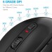 Wireless Mouse, Racdde Ergonomic 2.4G Wireless Optical Mobile Mouse 4800 DPI with USB Nano Receiver for Laptop, PC, Chromebook, MacBook, Computer 