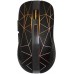 Racdde RM200 Wireless Mouse,2.4G Wireless Mouse 5 Buttons Rechargeable Mobile Optical Mouse with USB Nano Receiver,3 Adjustable DPI Levels,Colorful LED Lights for Notebook,PC,Computer-Black 
