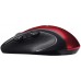 Racdde M510 Wireless Computer Mouse – Comfortable Shape with USB Unifying Receiver, with Back/Forward Buttons and Side-to-Side Scrolling, Red 