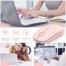 Racdde Comb 2.4G Slim Wireless Mouse with Nano Receiver, Less Noise, Portable Mobile Optical Mice for Notebook, PC, Laptop, Computer, MacBook (Pink) 