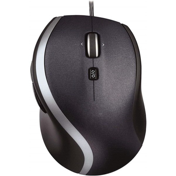 Racdde M500 Corded Mouse – Wired USB Mouse for Computers and Laptops, with Hyper-Fast Scrolling, Dark Gray