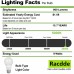 Racdde 24 Pack 60W Equivalent A19 LED Light Bulb, 9W, 5000K Daylight, 800LM, E26 Medium Base, Non-Dimmable, UL Listed 