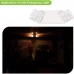 Racdde Two Head Emergency Light， Adjustable Integrated LED Wall Mount White with Battery Back-up - 4 Pack 