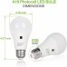  Racdde 4 Pack Dusk to Dawn A19 Light Bulb, Auto On/Off Light Sensor LED Bulb, 9W=60W, 3000K Warm White, 800LM, E26 Base, Non-Dimmable, UL Listed 