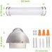 Racdde 24 inch 25W Integrated LED Vanity Light, Dimmable Bathroom Light Fixtures Brush Nickel (120 watt Equivalent) ETL Listed 