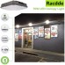 Racdde 70W LED Canopy Light, 8400lm Outdoor LED Parking Garage Lights, Wet Rated Low Bay Soffit Lighting Fixture for Apartment Carport, 5000K, 1-10V Dimmable [400W MH Equivalent] 
