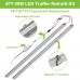 Racdde LED Troffer Retrofit Kit 2x4 FT 40W Magnetic, 5200lm, 5000K, T8 T10 T12 Fluorescent Replacement LED Light bar, 0-10V Dimmable, 100-277V, ETL Listed and DLC Complied Strip Fixtures - 4 Pack 