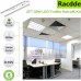 Racdde LED Troffer Retrofit Kit 2x2 FT 30W Magnetic, 3900lm, 5000K, T8 T10 T12 Fluorescent Replacement LED Light bar, 0-10V Dimmable, 100-277V, ETL Listed and DLC Complied Strip Fixtures - 4 Pack 