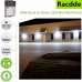 Racdde 30W LED Mini Wall Pack Light with Photocell, Dusk to Dawn Outdoor Wall Mount Light Fixture [150W HPS/HID Eq.] 3900lm 5000k DLC Complied-2pack 