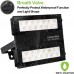 Racdde 100W LED Security Flood Light,10000lm Outdoor Commercial LED Area Light, Weatherproof Parking Lot Lighting Fixture,5000K Daylight [250W MH Equivalent] - 2 Pack 