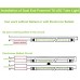 Racdde T8 T10 T12 LED Light Tube 4FT, 18W (40W Equivalent) 2000LM Dual-End Powered, Ballast Bypass, Direct Wire, F48T8 Fluorescent Replacement 5000K Clear Garage, Warehouse, Shop Light- 6 Pack 