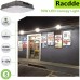 Racdde 70W LED Canopy Light, 8400lm Outdoor LED Parking Garage Lights, Wet Rated Low Bay Soffit Lighting Fixture for Apartment Carport, 5000K, 1-10V Dimmable [400W MH Equivalent] - 6 Pack 