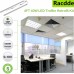 Racdde LED Troffer Retrofit Kit 2x4 FT 40W Magnetic, 5200lm, 5000K, T8 T10 T12 Fluorescent Replacement LED Light bar, 0-10V Dimmable, 100-277V, ETL Listed and DLC Complied Strip Fixtures. 